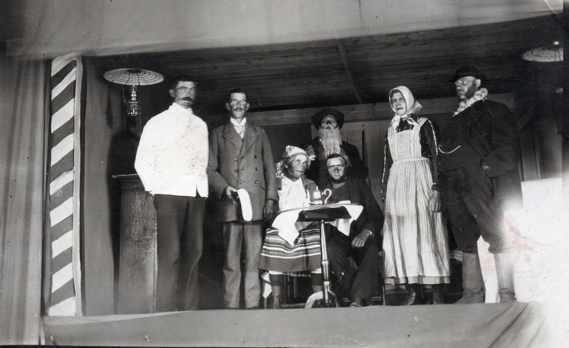 Teater i Lagga år 1921.