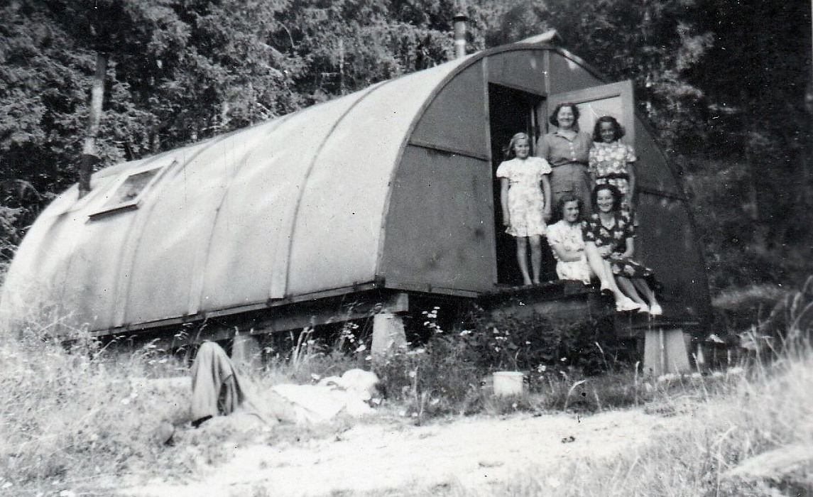 En barack vid Eda, 1947. 