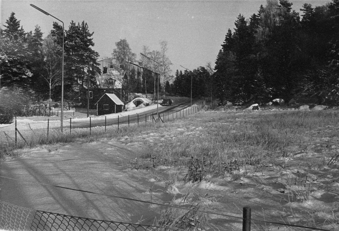 Emil Sjögrens väg år 1971.