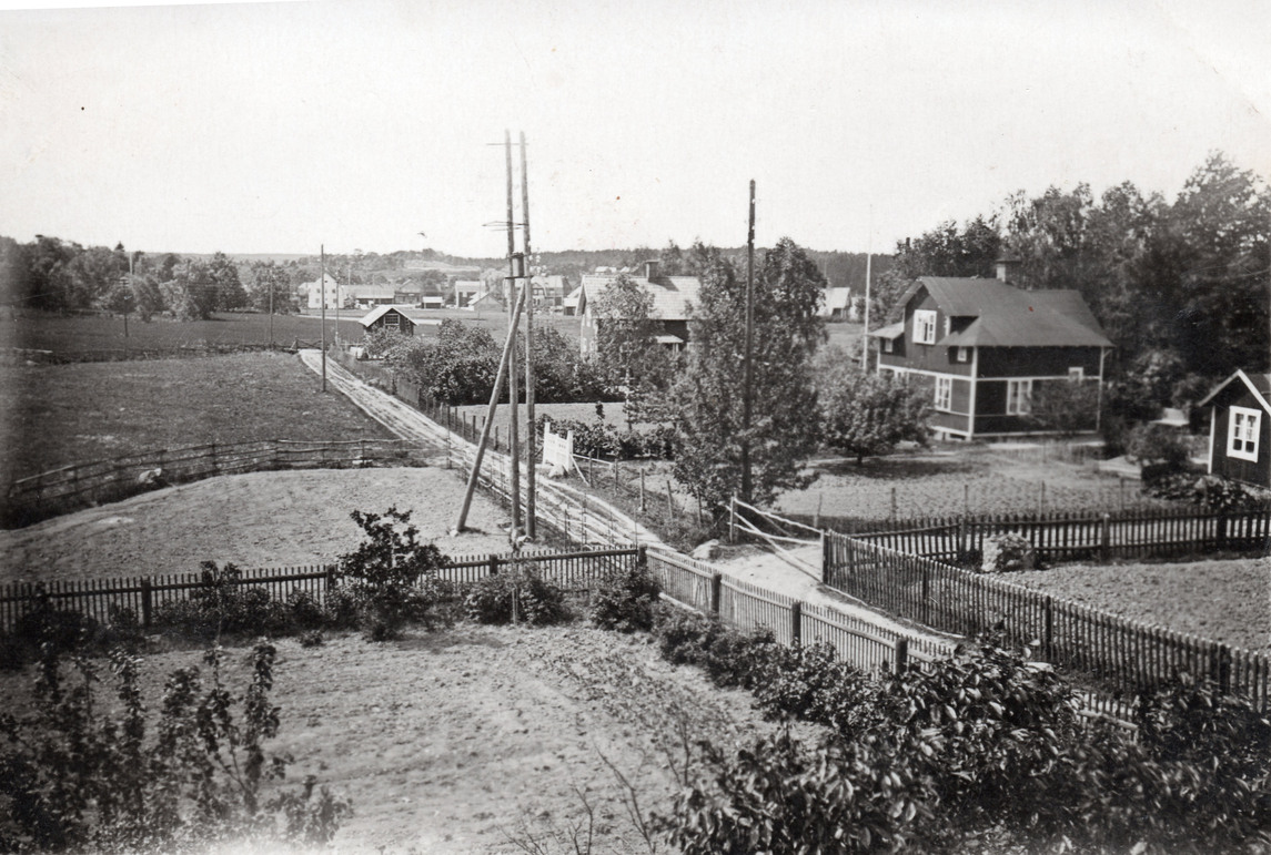 Nysätersvägens början, 1930-tal.