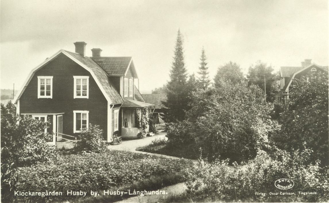 Klockaregården i Husby By, okänt årtal.