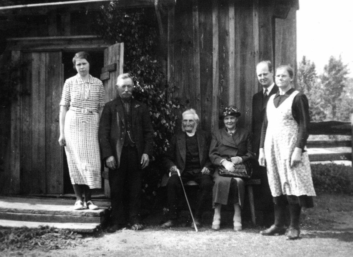 Nyborg år 1939, med gammelfarfar Nyborg i centrum.