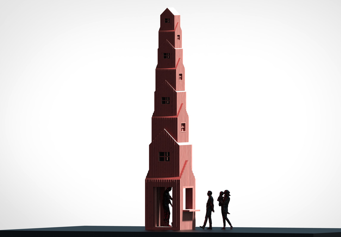 Illustration Kiosk Obelisk